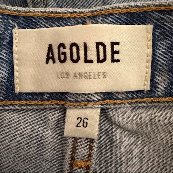 Agolde High-Rise Vintage Parker Jean Shorts - Picture 6 of 11